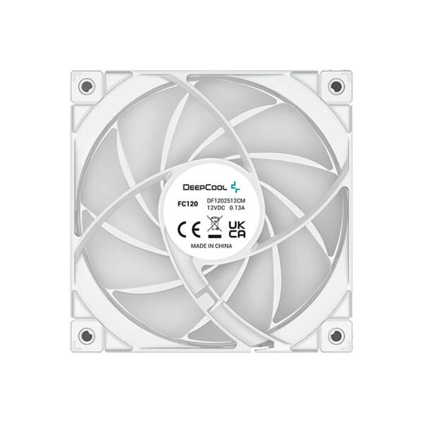 DeepCool FC120 White ARGB Cabinet Fan (Triple Pack)